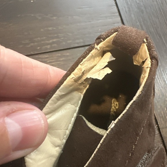 Eddie Bauer Brown Suede Boots Toddler Top slider Size 9 - Picture 3 of 9